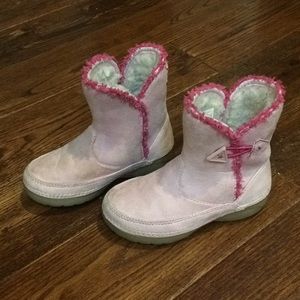 Pink crocs boots - size 10 toddler